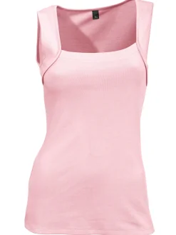 Shirttop mit Karree-Ausschnitt
