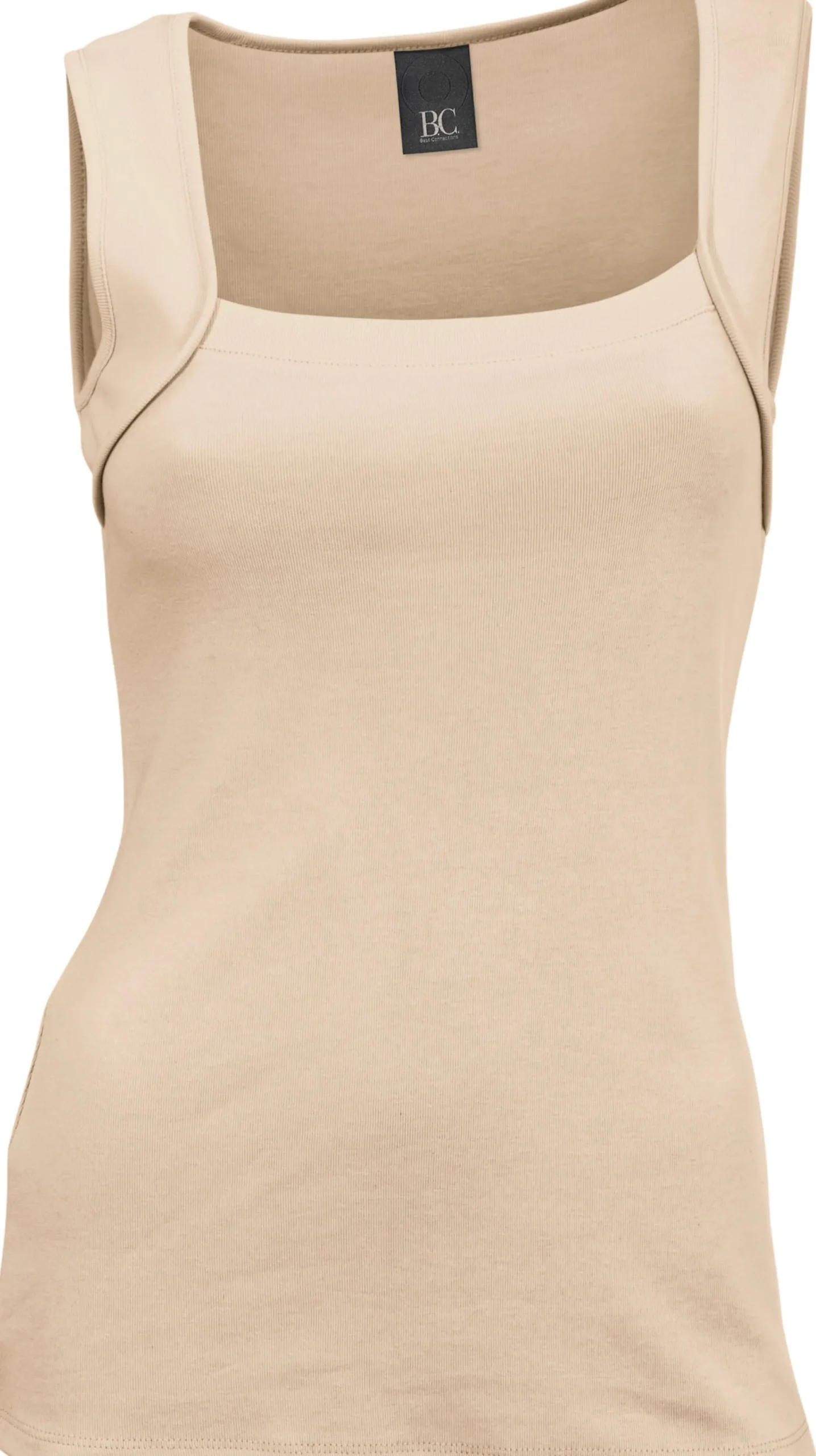 Shirttop mit Karree-Ausschnitt