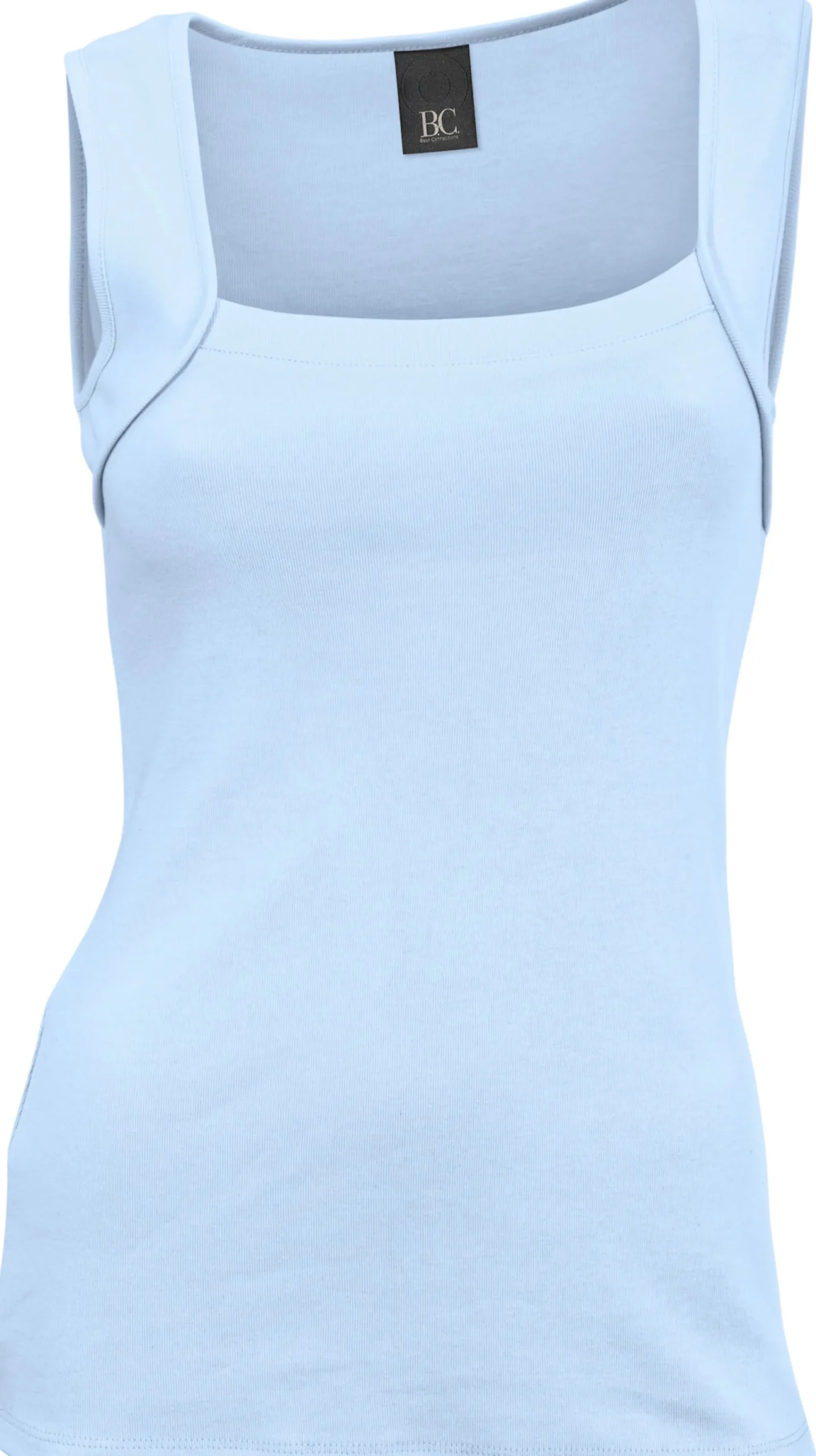Shirttop mit Karree-Ausschnitt