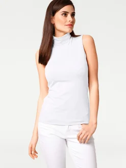 Shirttop mit Rollkragen