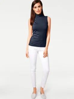 Shirttop mit Rollkragen