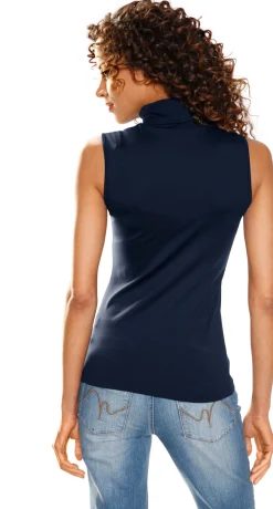 Shirttop mit Rollkragen