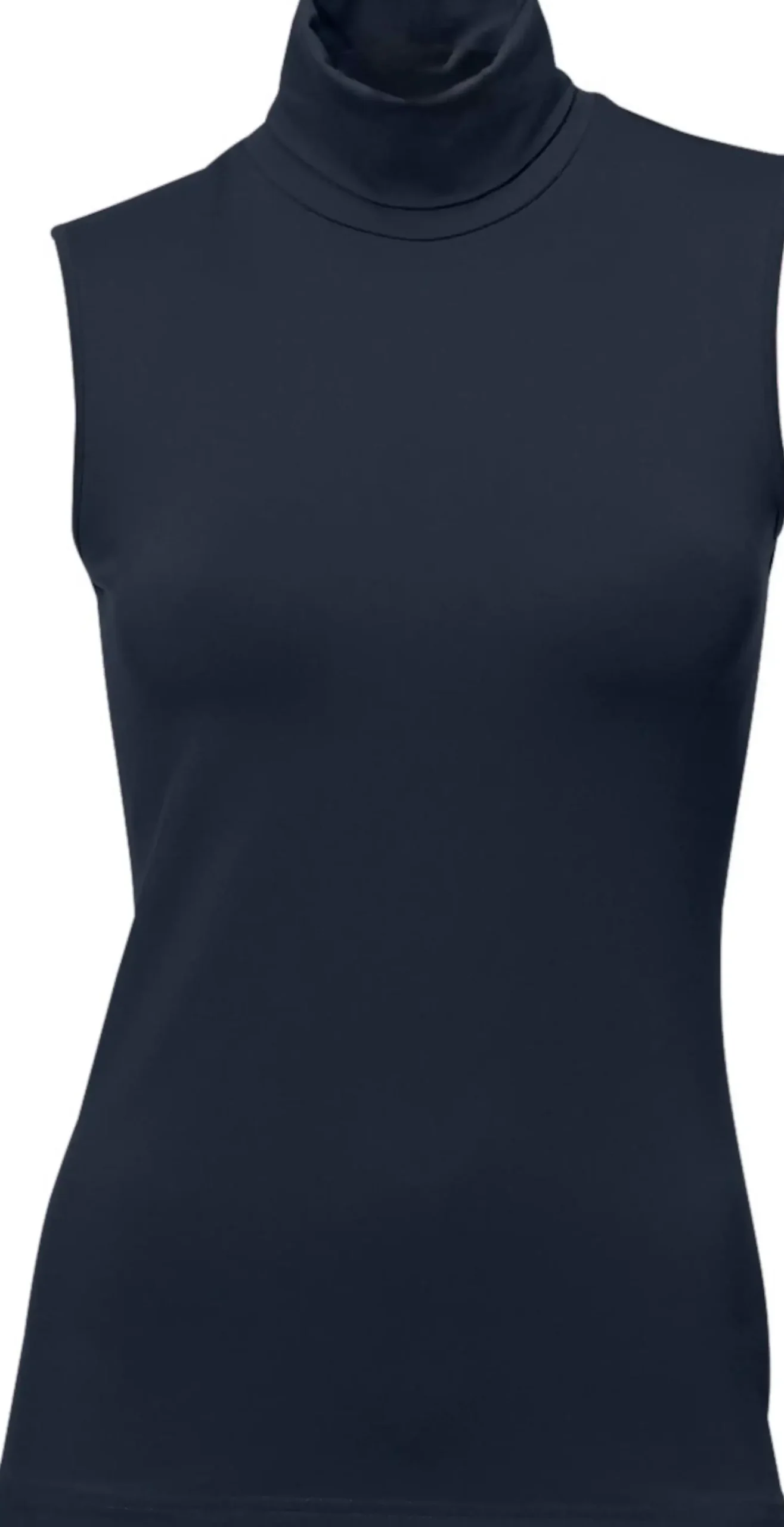 Shirttop mit Rollkragen