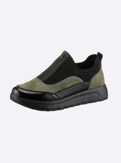 Slipper mit Reißverschluss