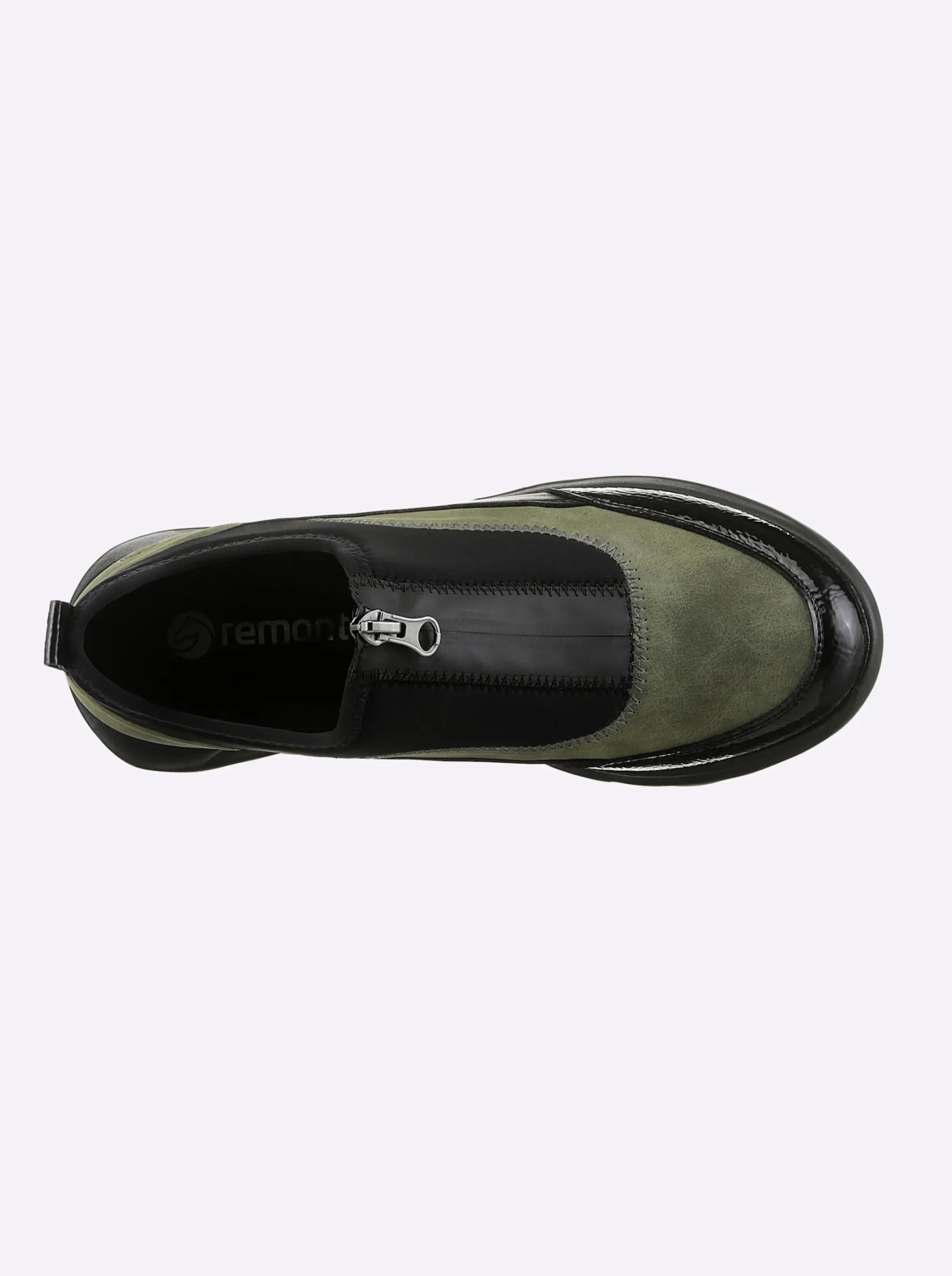 Slipper mit Reißverschluss