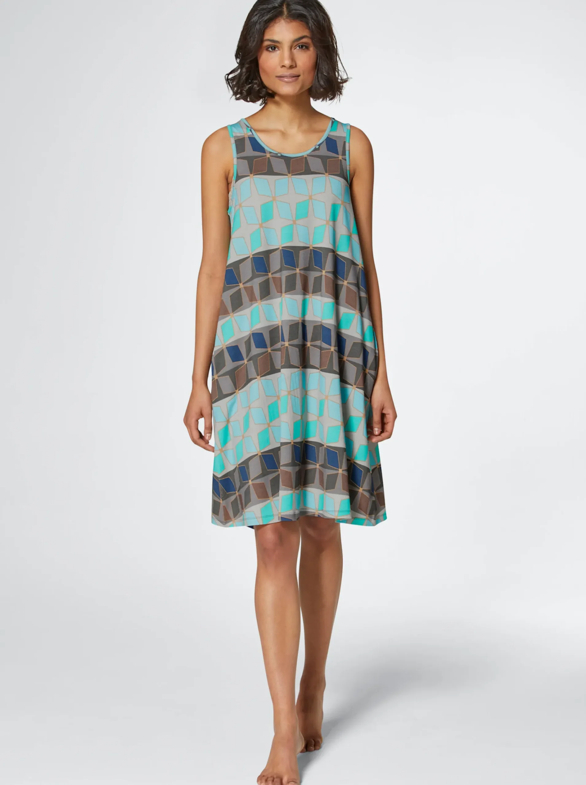 Sommerkleid mit seitlichen Taschen