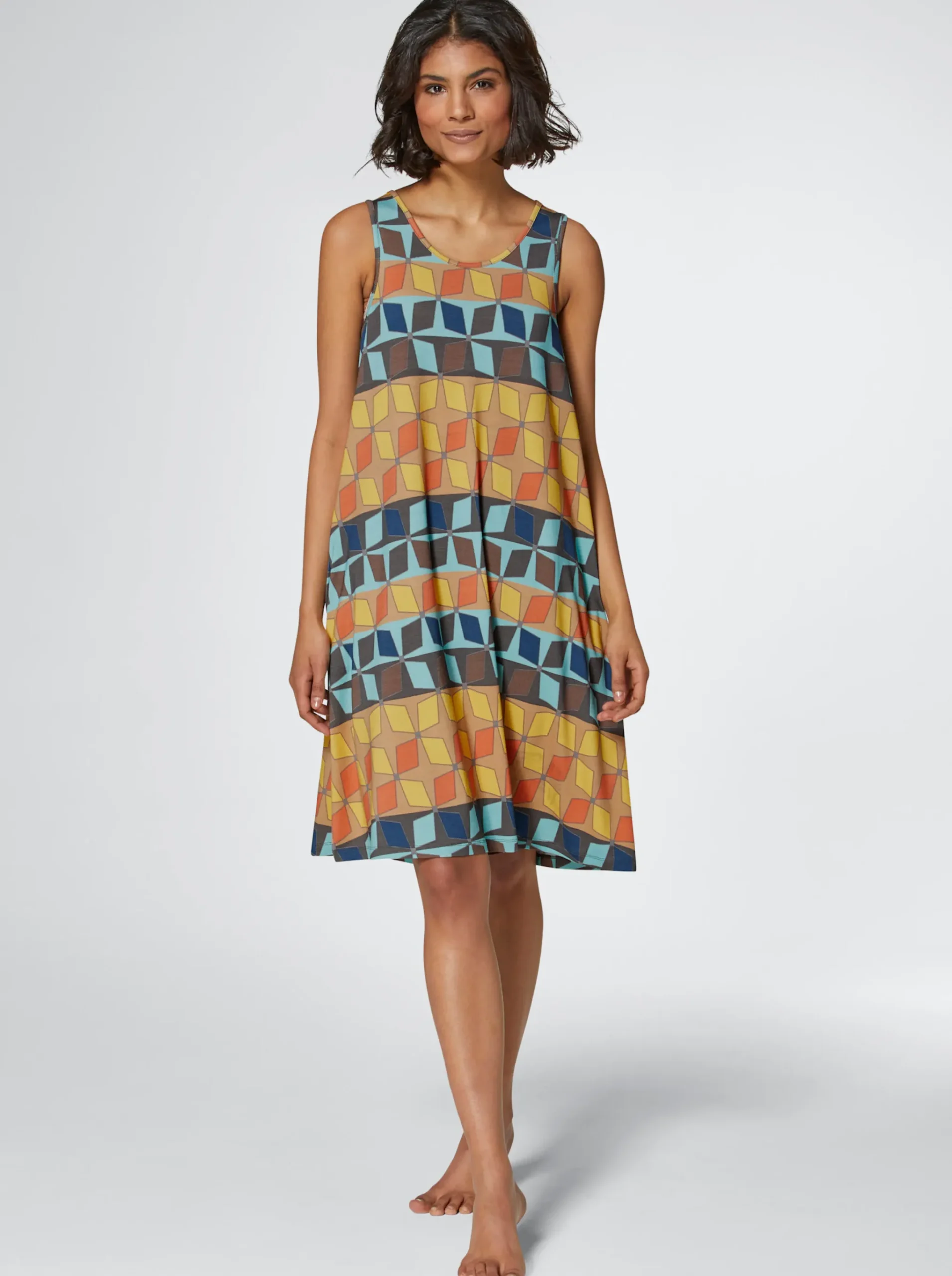 Sommerkleid mit seitlichen Taschen