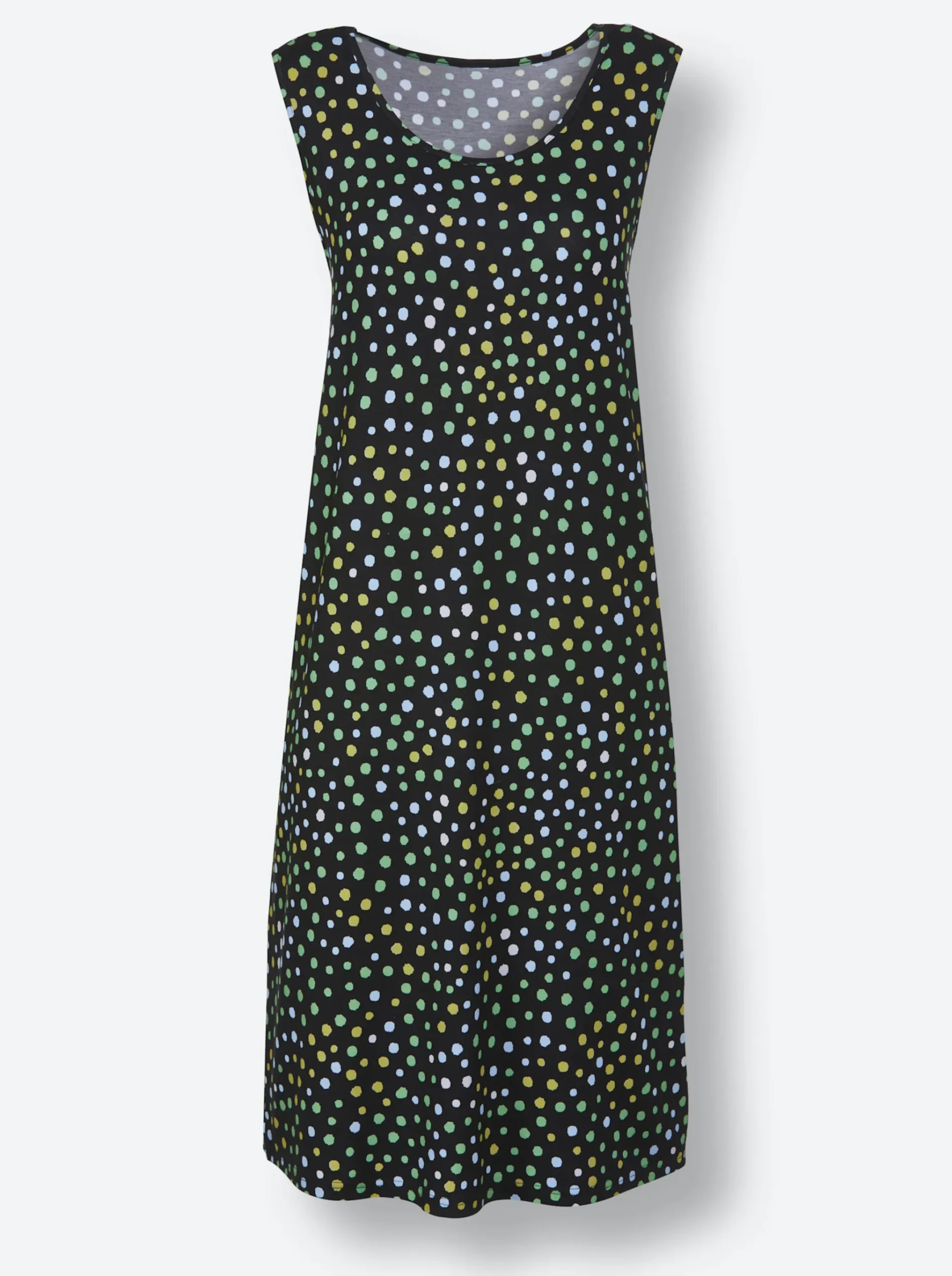 Sommerkleid mit Tupfen-Dessin