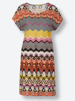 Sommerkleid mit Zick-Zack-Dessin