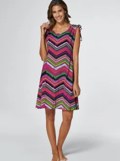Sommerkleid mit Zugband an den Schultern