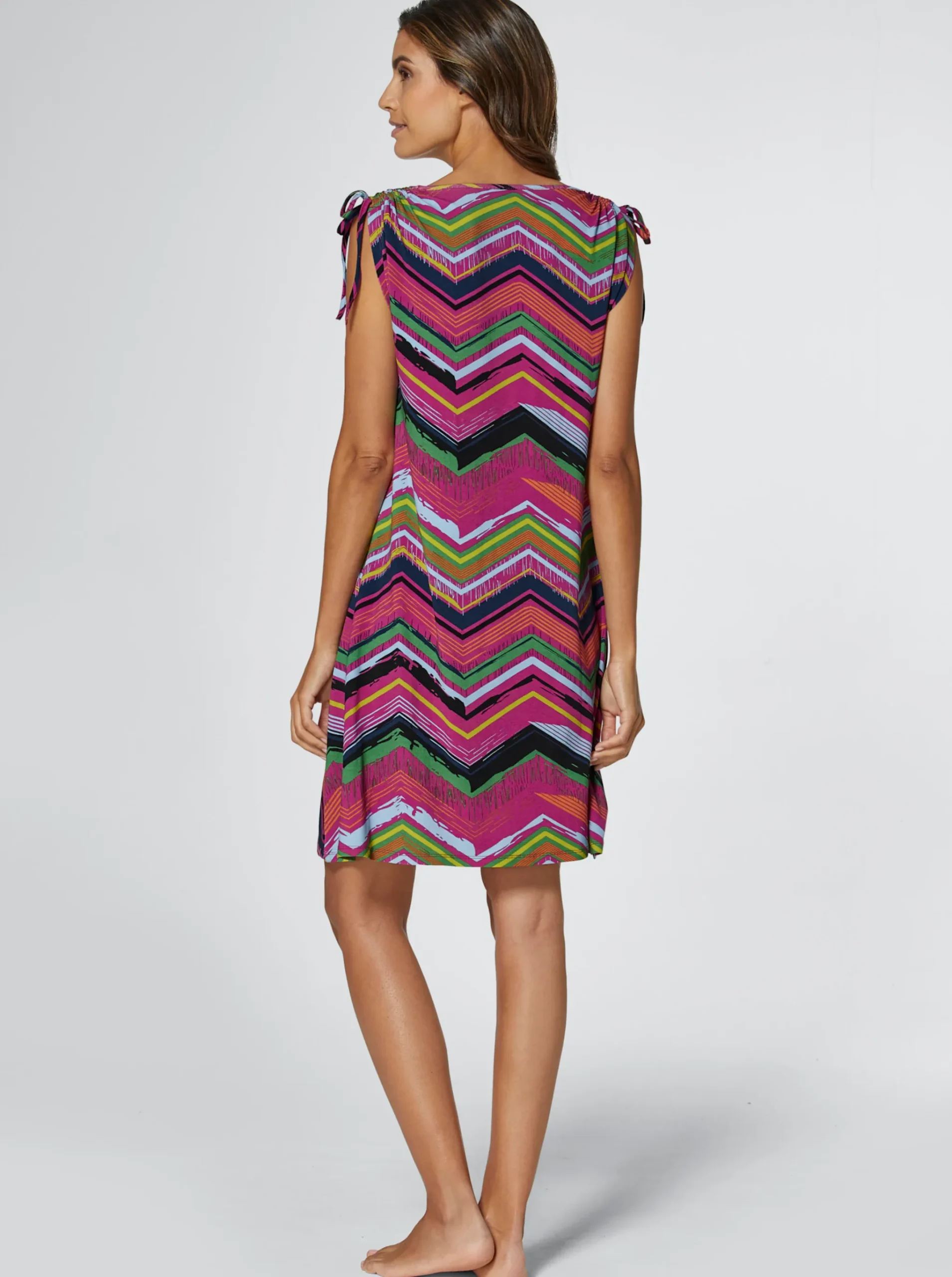 Sommerkleid mit Zugband an den Schultern
