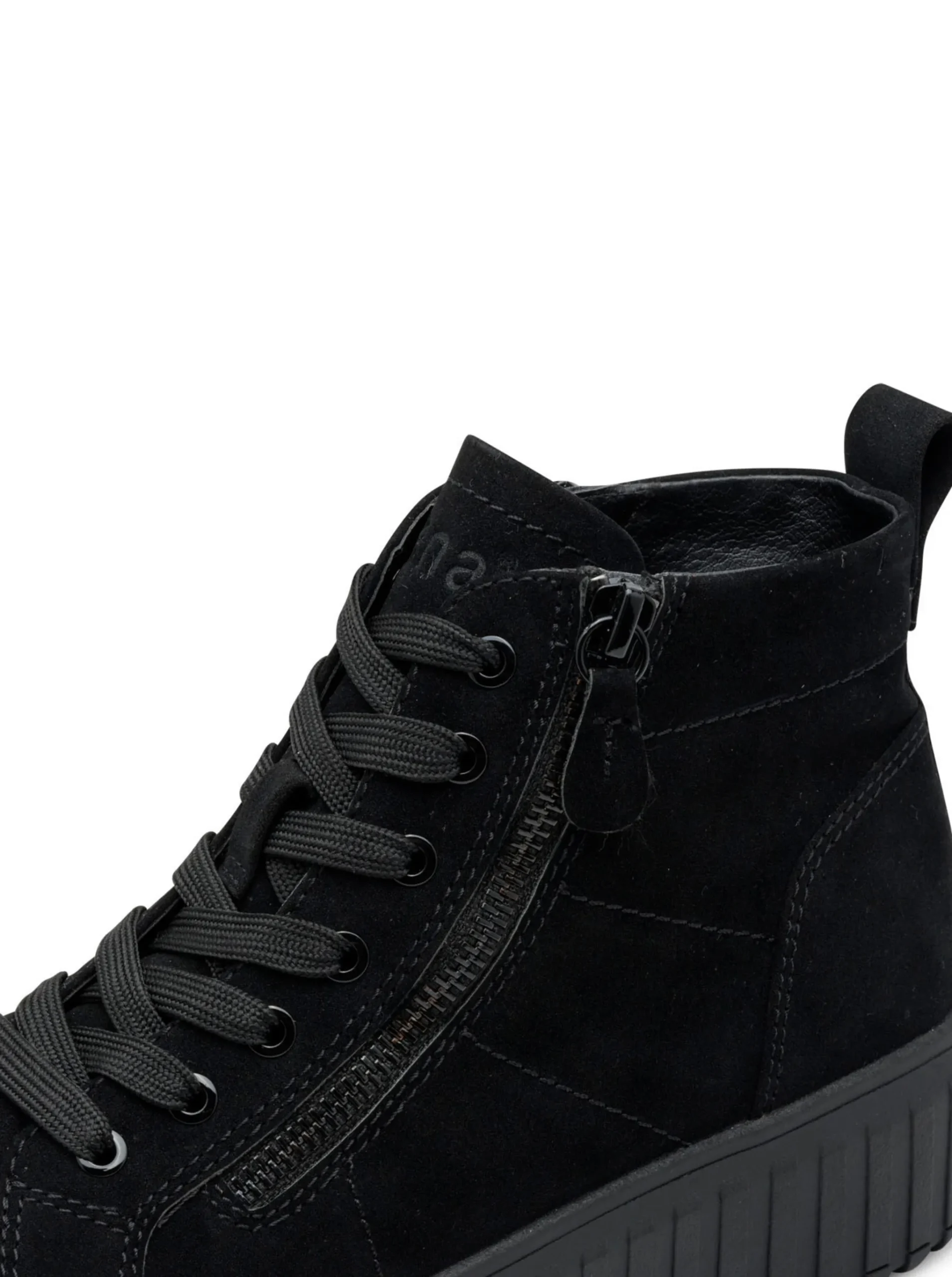 Stiefelette mit Plateausohle