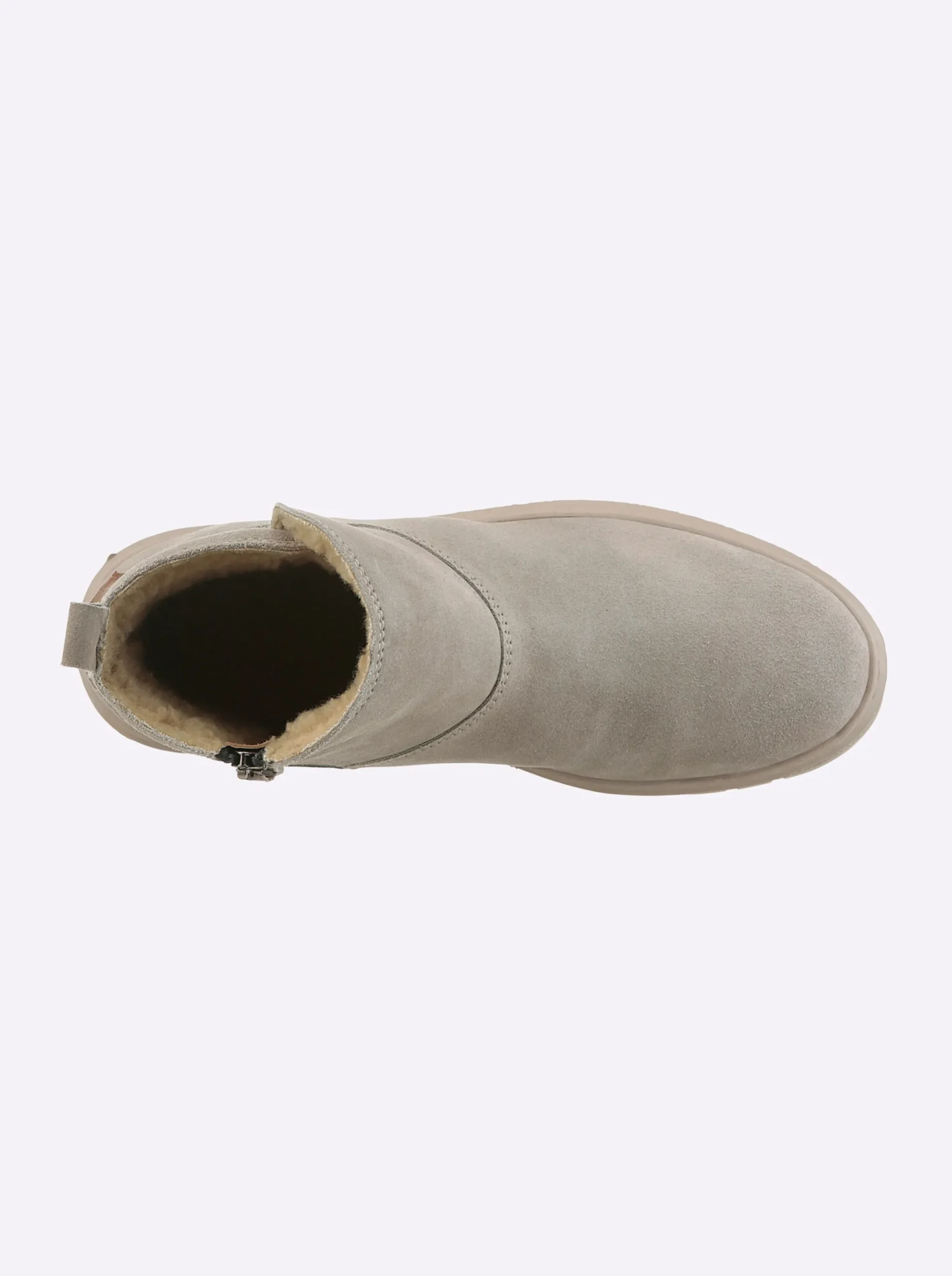 Stiefelette mit seitlichem Reißverschluss