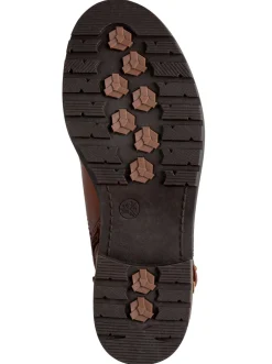 Stiefelette mit Zierriegel