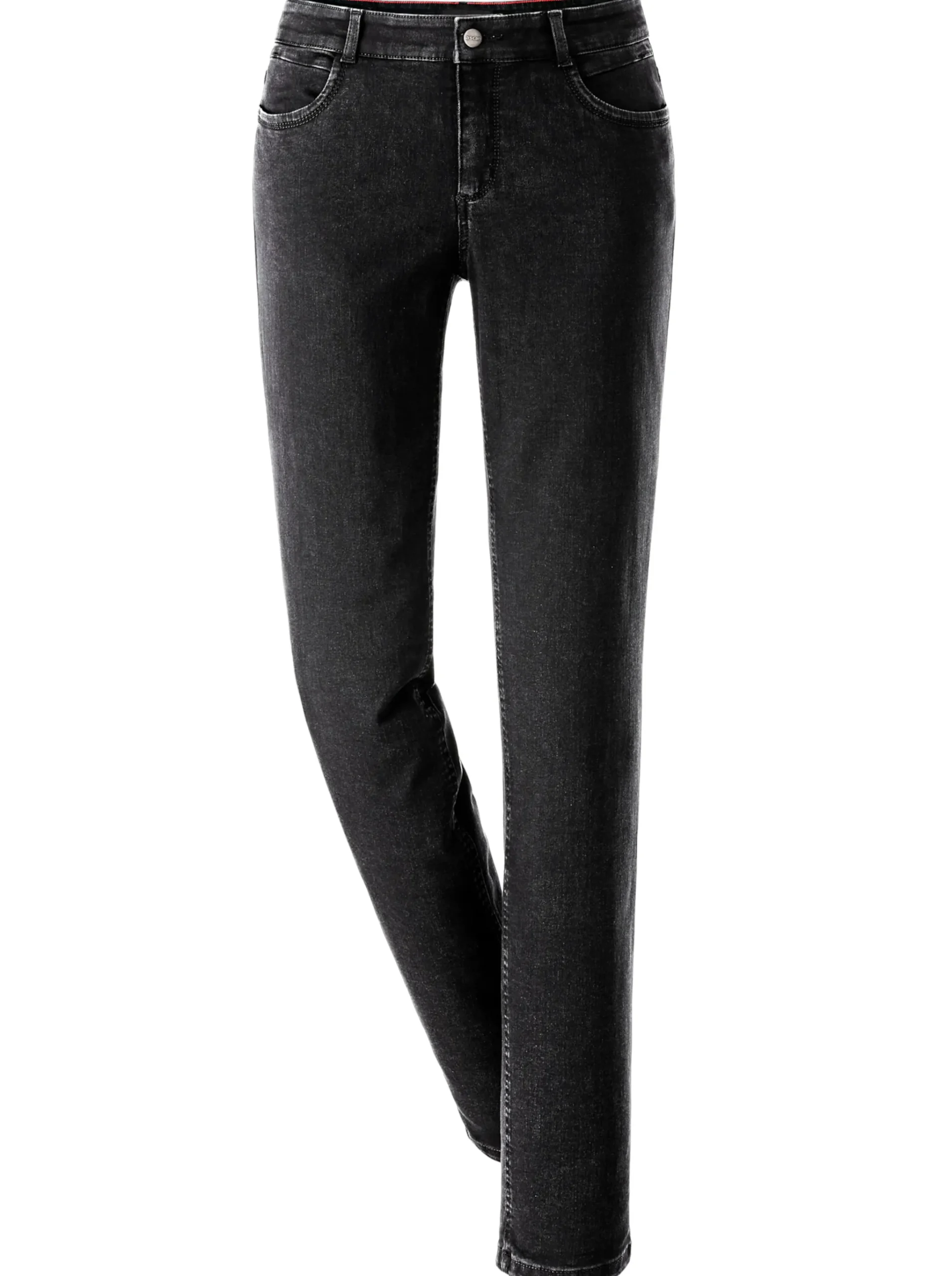 Stretch-Jeans in Röhren-Form