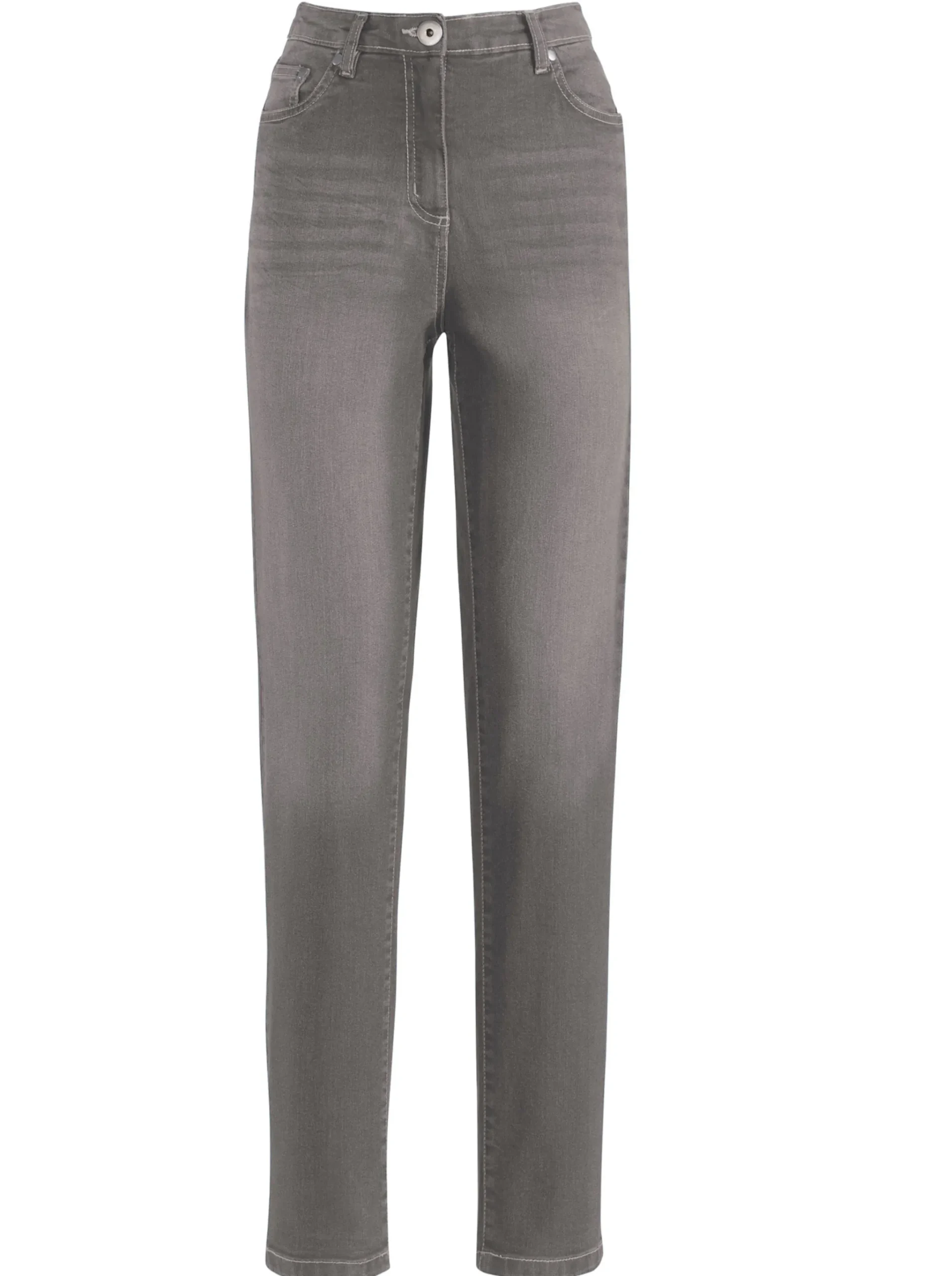 Stretch-Jeans in Used-Optik