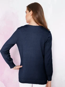 Strickjacke aus reiner Baumwolle