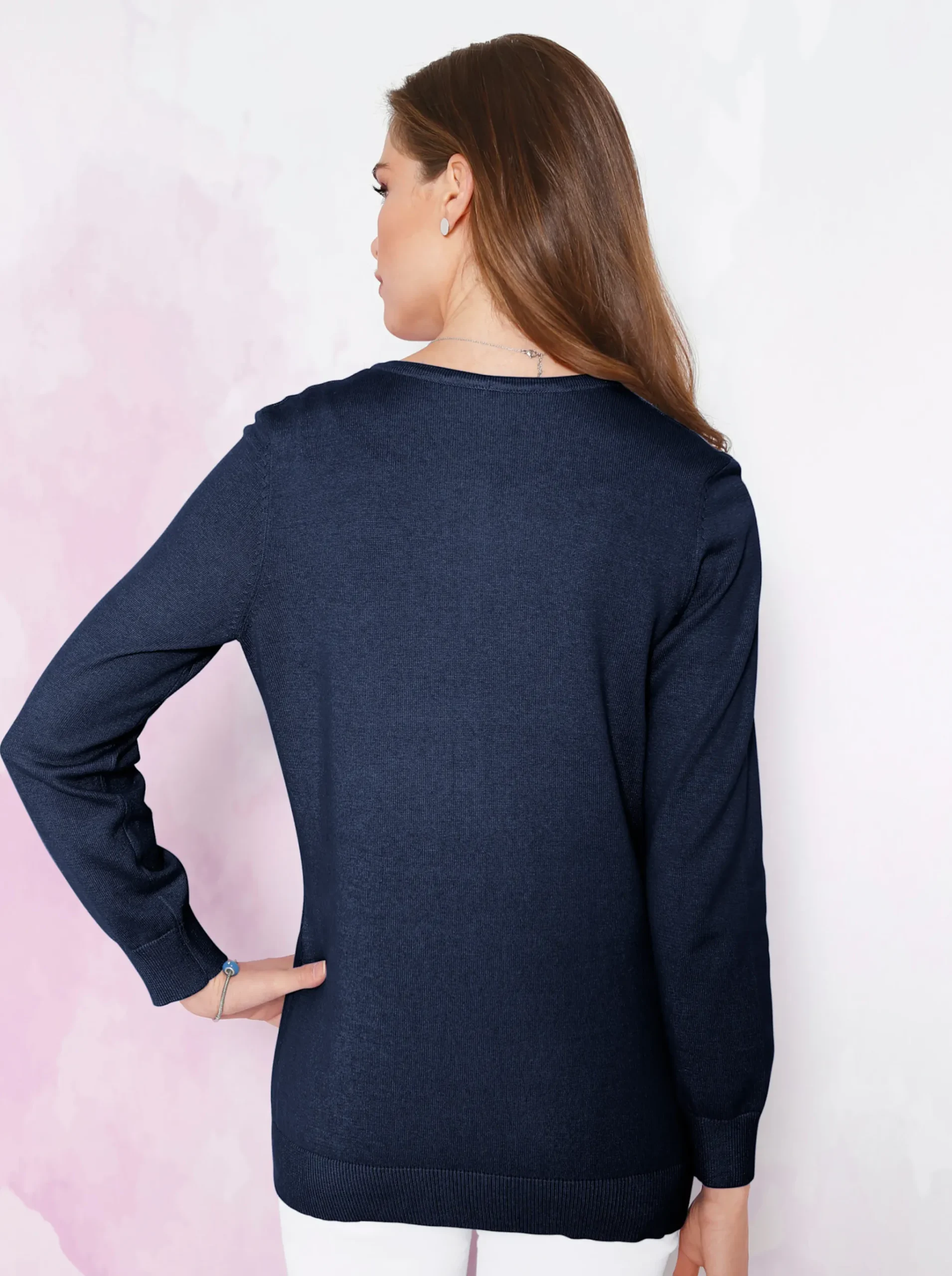 Strickjacke aus reiner Baumwolle