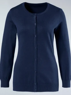 Strickjacke aus reiner Baumwolle