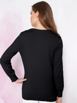 Strickjacke aus reiner Baumwolle
