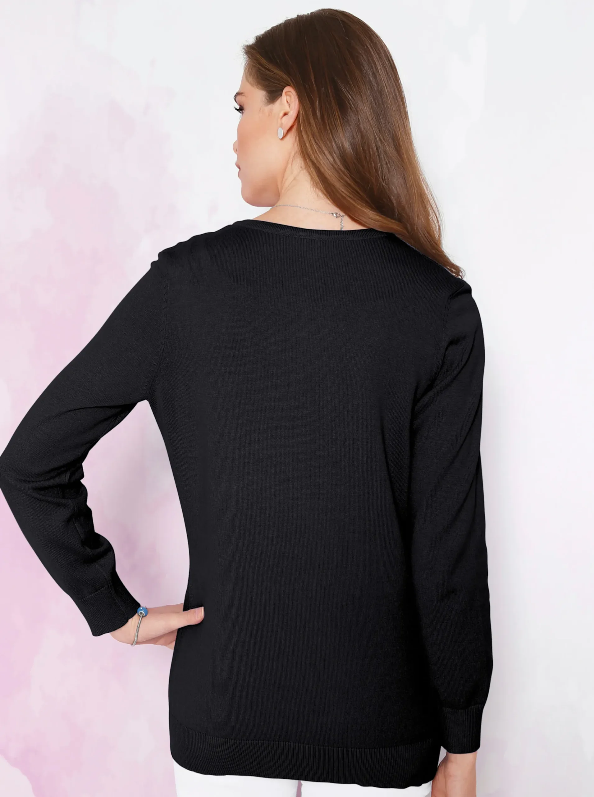 Strickjacke aus reiner Baumwolle