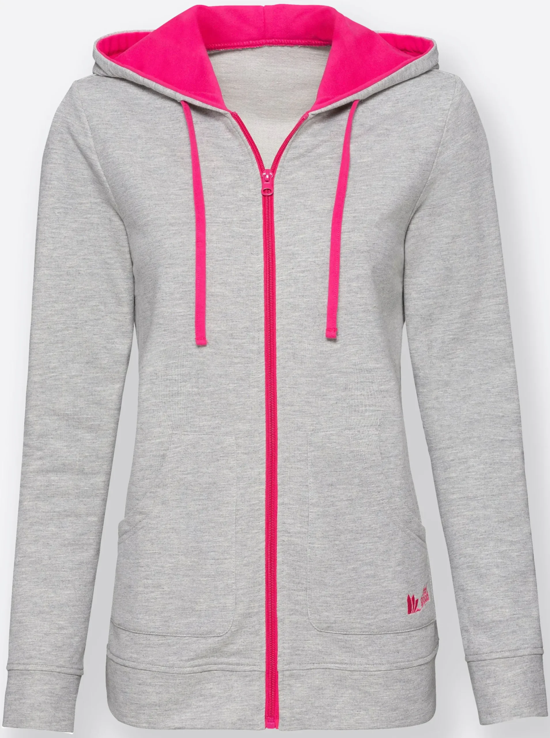 Sweatjacke mit 2 Känguru-Taschen