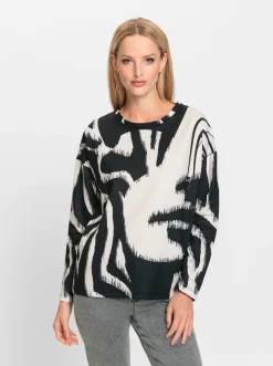 Sweatshirt im Animal-Muster