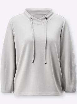 Sweatshirt im softweichen Modal-Mix