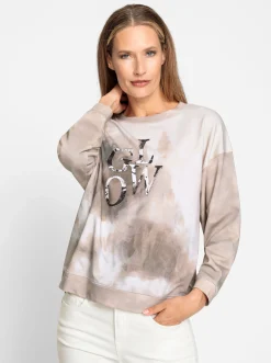 Sweatshirt in elastischer Qualität