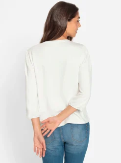 Sweatshirt in Viskose-Stretch-Qualität