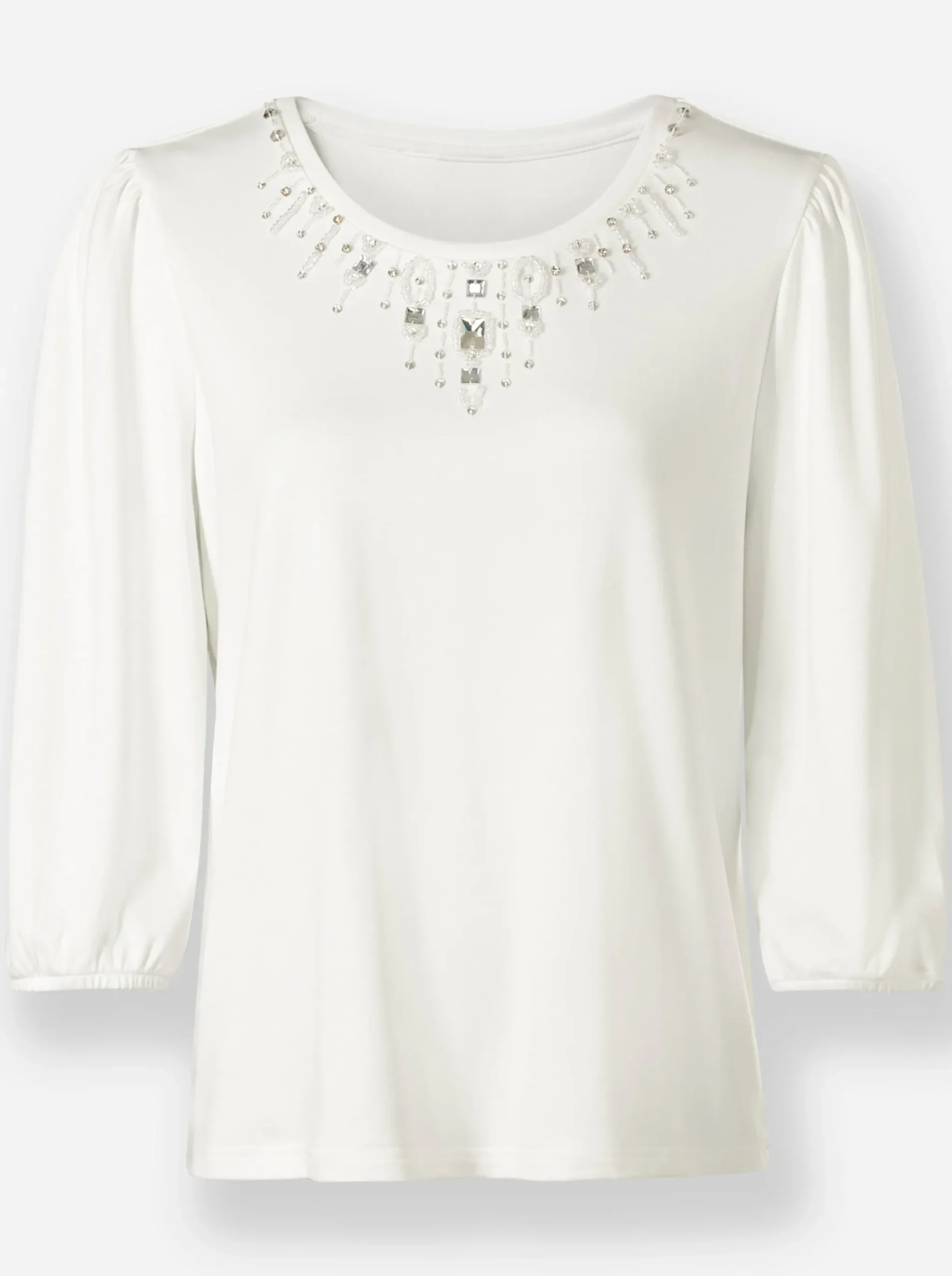 Sweatshirt in Viskose-Stretch-Qualität