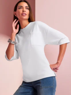 Sweatshirt mit aufgesetzter Tasche