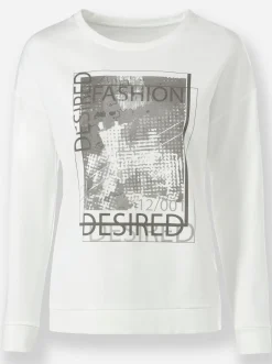 Sweatshirt mit überschnittenen Schultern