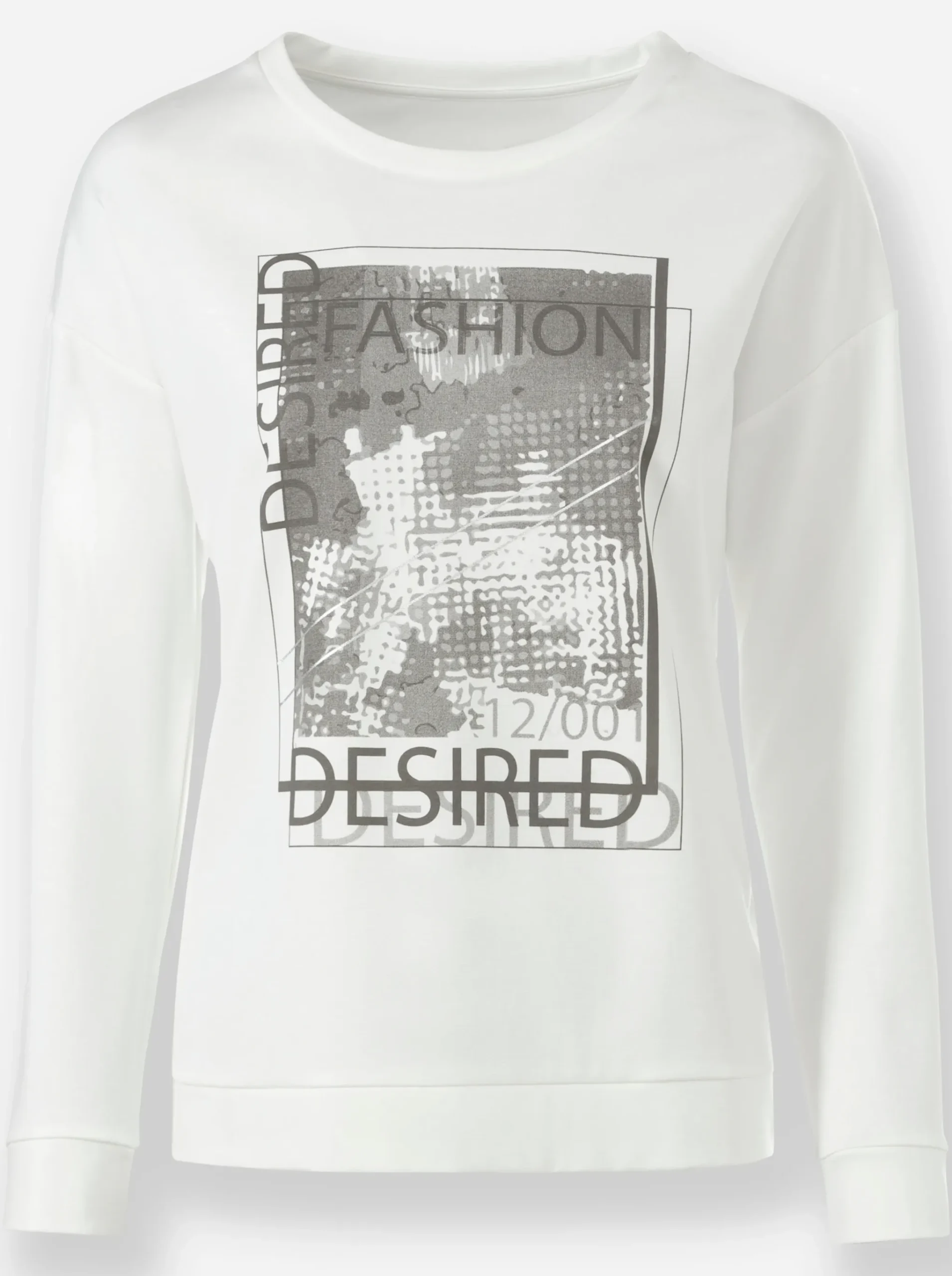 Sweatshirt mit überschnittenen Schultern