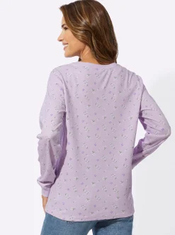 Sweatshirt mit Blümchen-Print