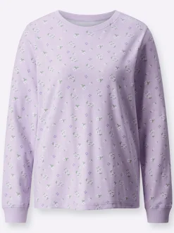 Sweatshirt mit Blümchen-Print