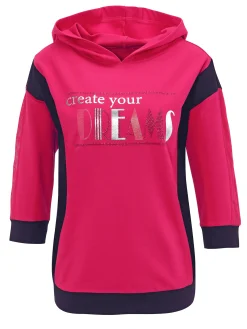 Sweatshirt mit goldfarbenem Folien-Print