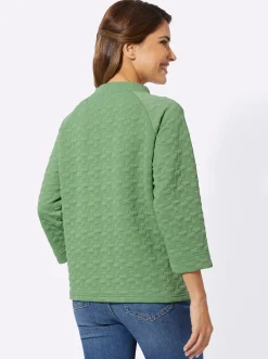 Sweatshirt mit Jacquard-Struktur