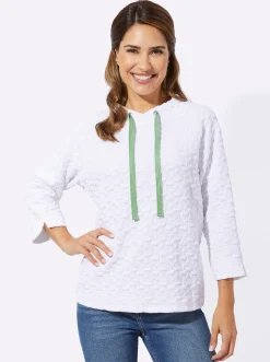 Sweatshirt mit Jacquard-Struktur