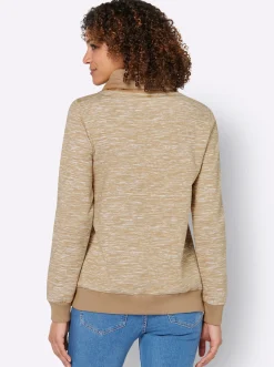 Sweatshirt mit Kontrast-Details