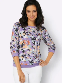 Sweatshirt mit 3/4-langen Ärmeln