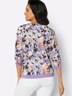 Sweatshirt mit 3/4-langen Ärmeln