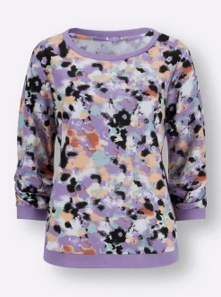 Sweatshirt mit 3/4-langen Ärmeln