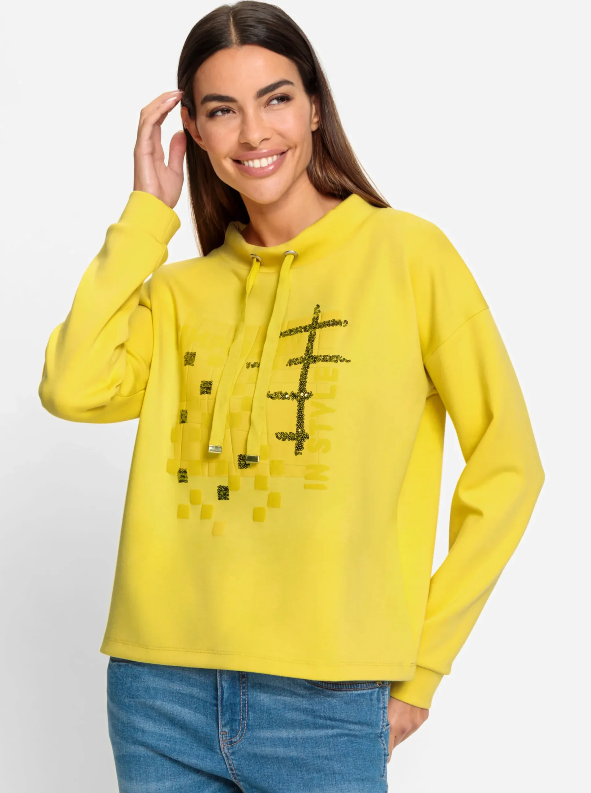Sweatshirt mit Pailletten