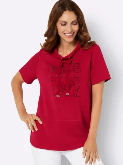 Sweatshirt mit Seitenschlitzen