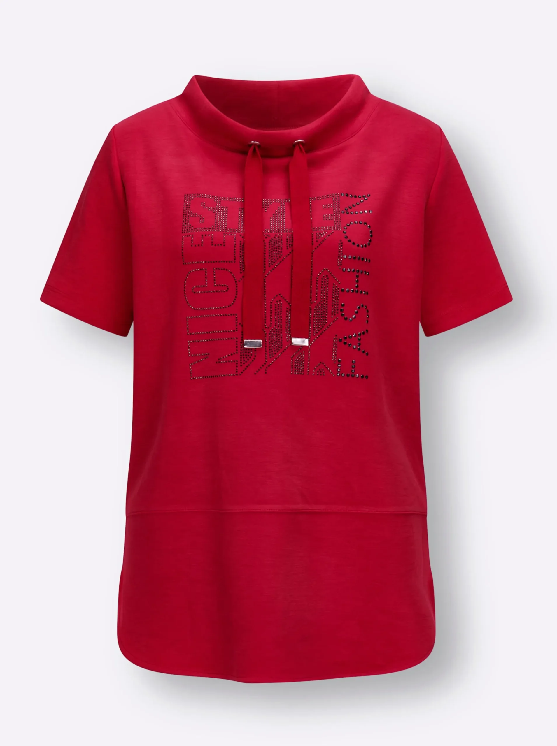 Sweatshirt mit Seitenschlitzen