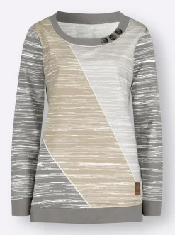 Sweatshirt mit sportivem Print