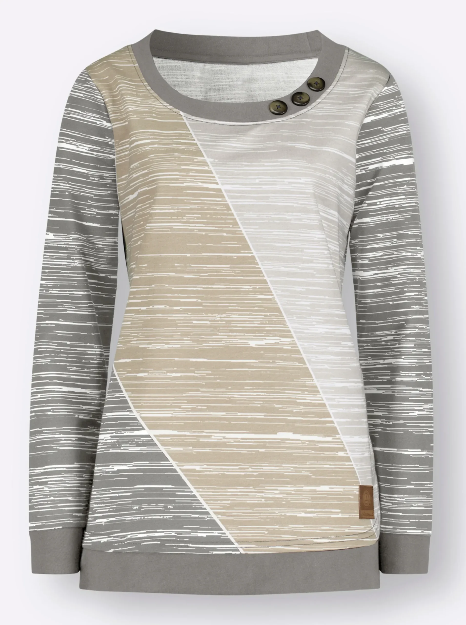 Sweatshirt mit sportivem Print