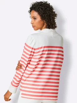 Sweatshirt mit verlängertem Rückenteil