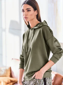 Sweatshirt mit weitenverstellbarer Kapuze
